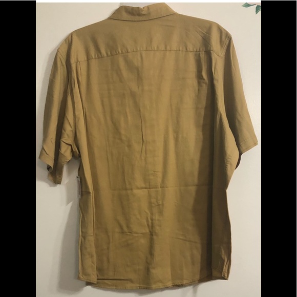 Wrangler jean jacket short sleeves shirt for men brown Size 2XL - Picture 2 of 2